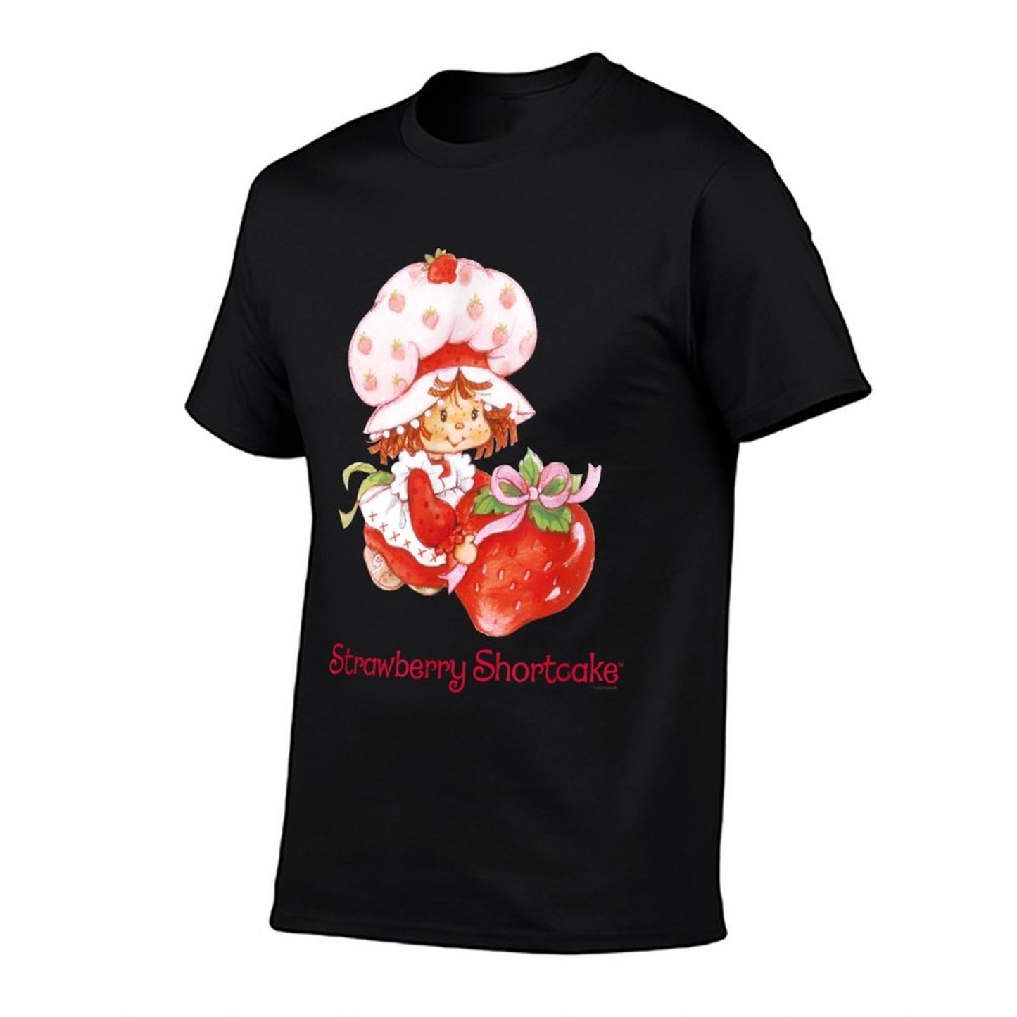Strawberry Shortcake With Giant Strawberry And Pink Bow  Breathable T-Shirt