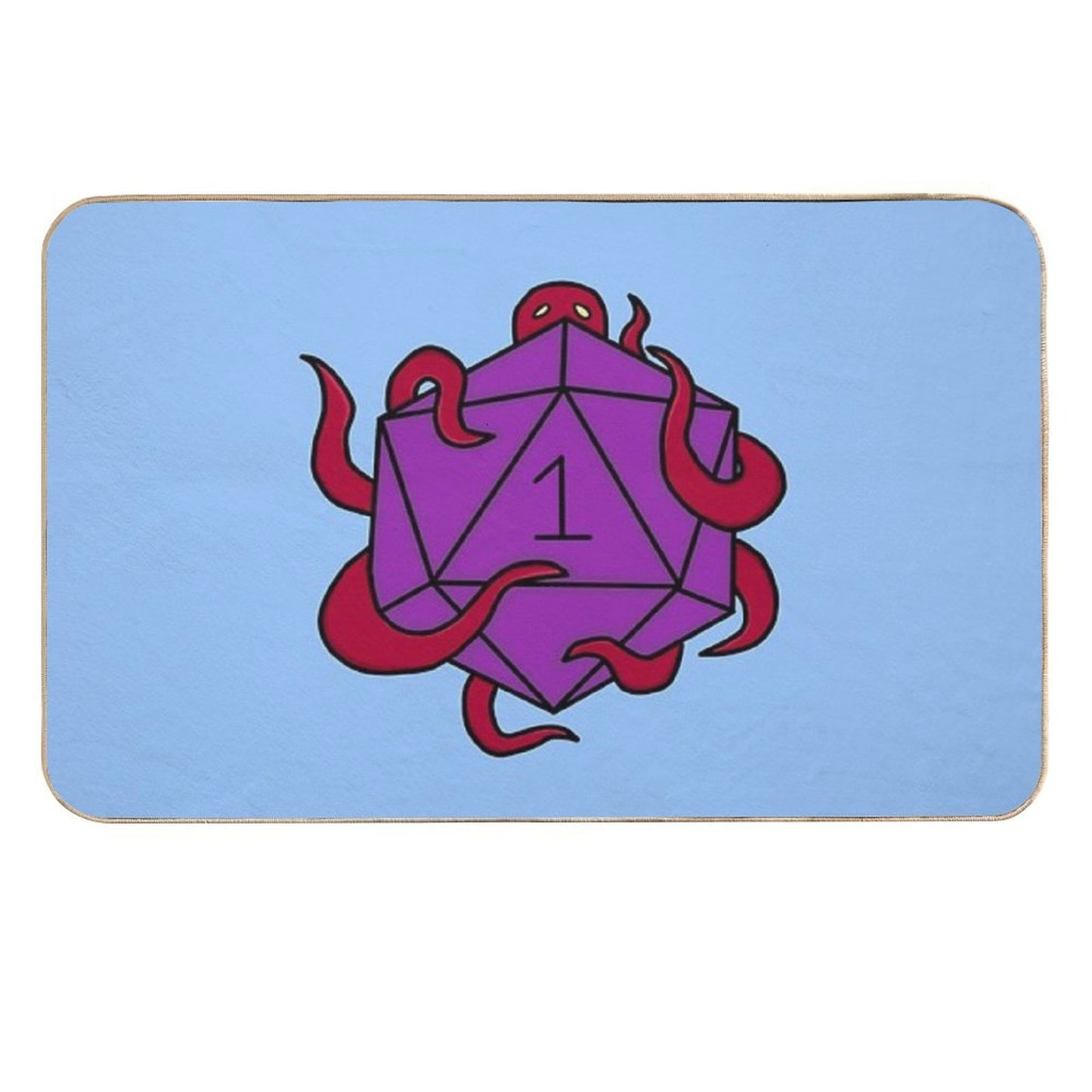 Bad Dice Are Sacrificed To The Kraken  Dirt-Trapping Bath Mat