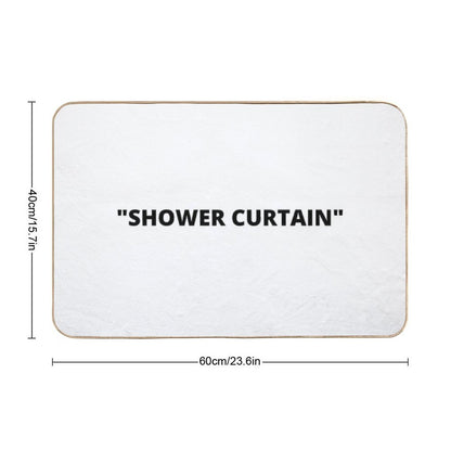 SHOWER CURTAIN  Rapid-Drying Bath Mat