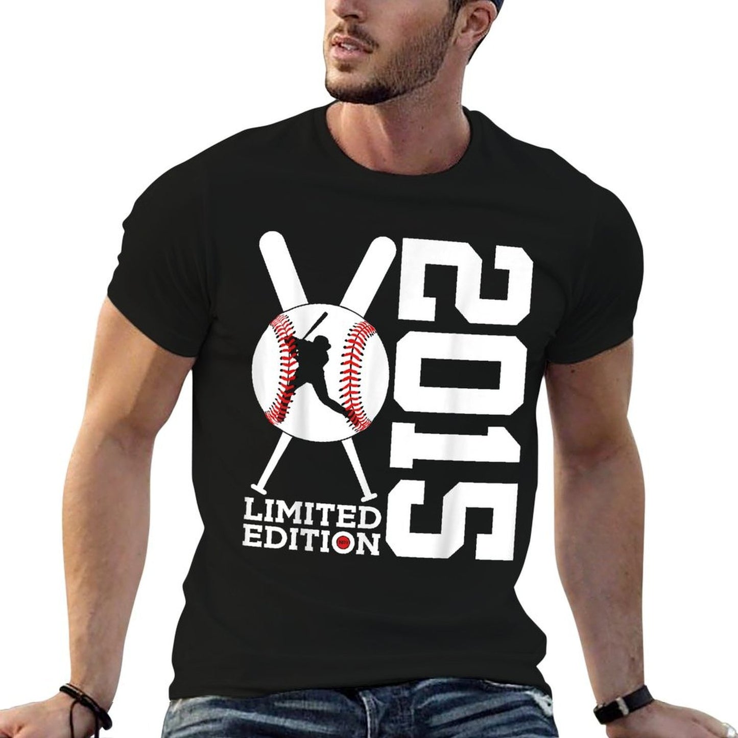 10th BIRTHDAY BASEBALL LIMITED EDITION 2015  Tagless Design T-Shirt
