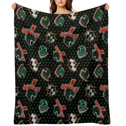 Ground Zero Grenades Wrinkle-free Throw Blanket