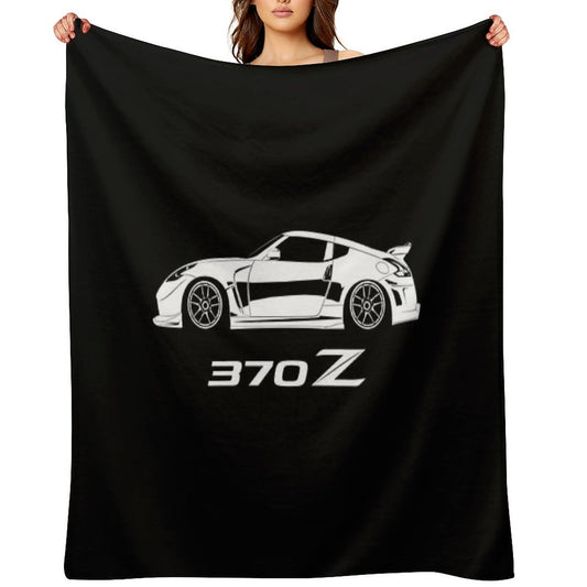 Nissan 370z Sustainable Throw Blanket