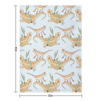 Beardies And Gums Gift-ready Throw Blanket