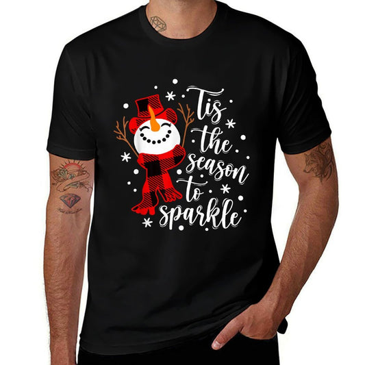 Tis The Season To Sparkle Matching Family  Slim-fit Cut T-Shirt
