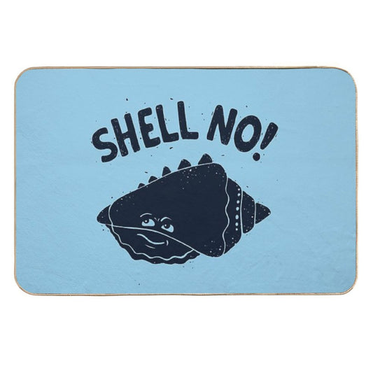 (S)HELL NO.  Slip-Resistant Bath Mat