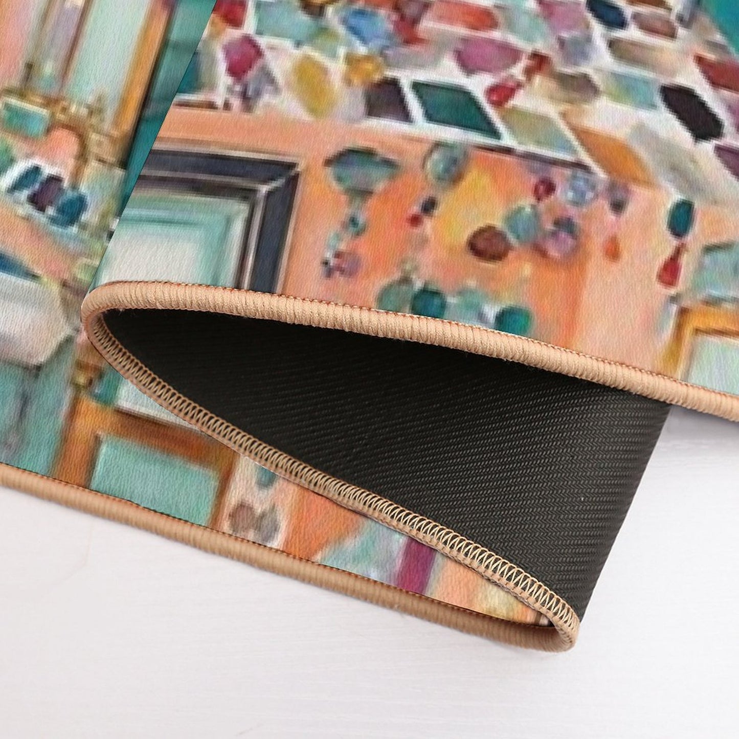 Pink Bejeweled Bathtub Durable Bath Mat