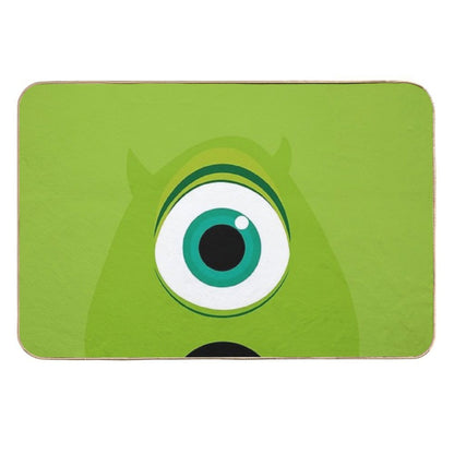 Mike Wazowski Minimalist  Dirt-Trapping Bath Mat