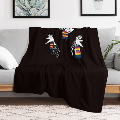 Adelaide Crows Logo Drawing Shrink-resistant Throw Blanket