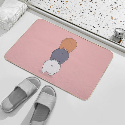 We Bare Bears  Eco-Friendly Bath Mat