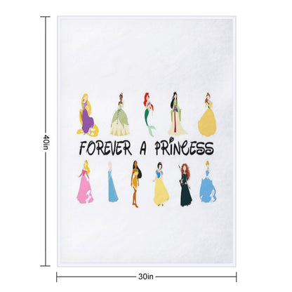 Forever A Princess Multi-functional Throw Blanket