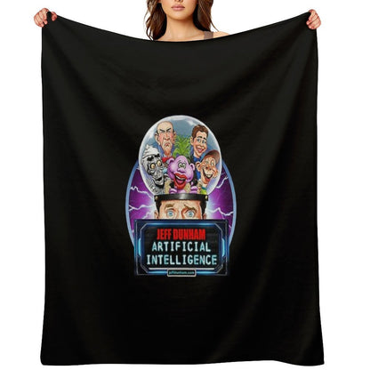 Jeff Dunham Artificial Intelligence Comfort Throw Blanket