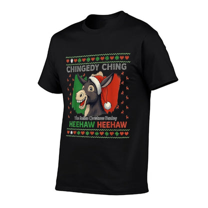 Chingedy Ching Dominick The Italian Christmas Donkey Xmas  Soft T-Shirt
