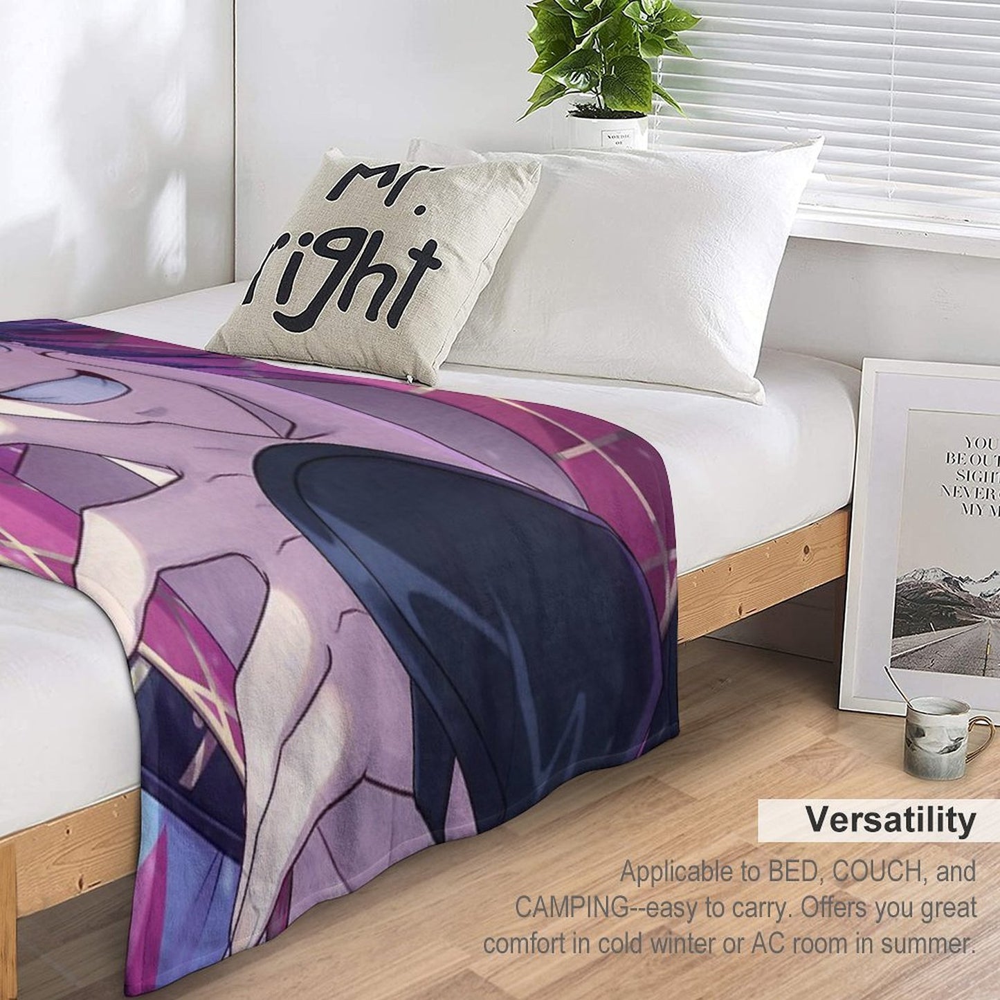 Brant from Wuthering Waves Sustainable Throw Blanket