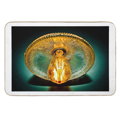 LED Edison Design Filament Bulb  Slip-Resistant Bath Mat