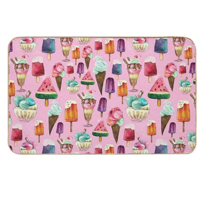Ice-cream Pattern  Absorbent Bath Mat