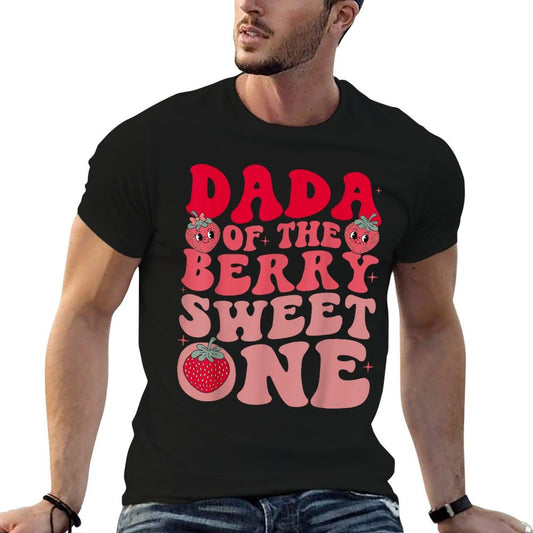 Dada Of The Berry Sweet One Strawberry First Birthday  Affordable Price T-Shirt