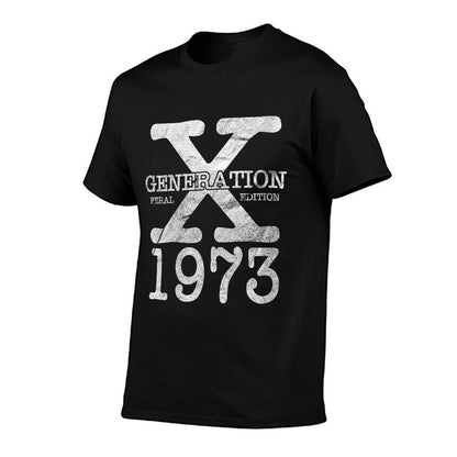 Womens Gen X 1973 Feral Edition Gen Xer Born 1973 Retro Vintage  Moisture-wicking T-Shirt