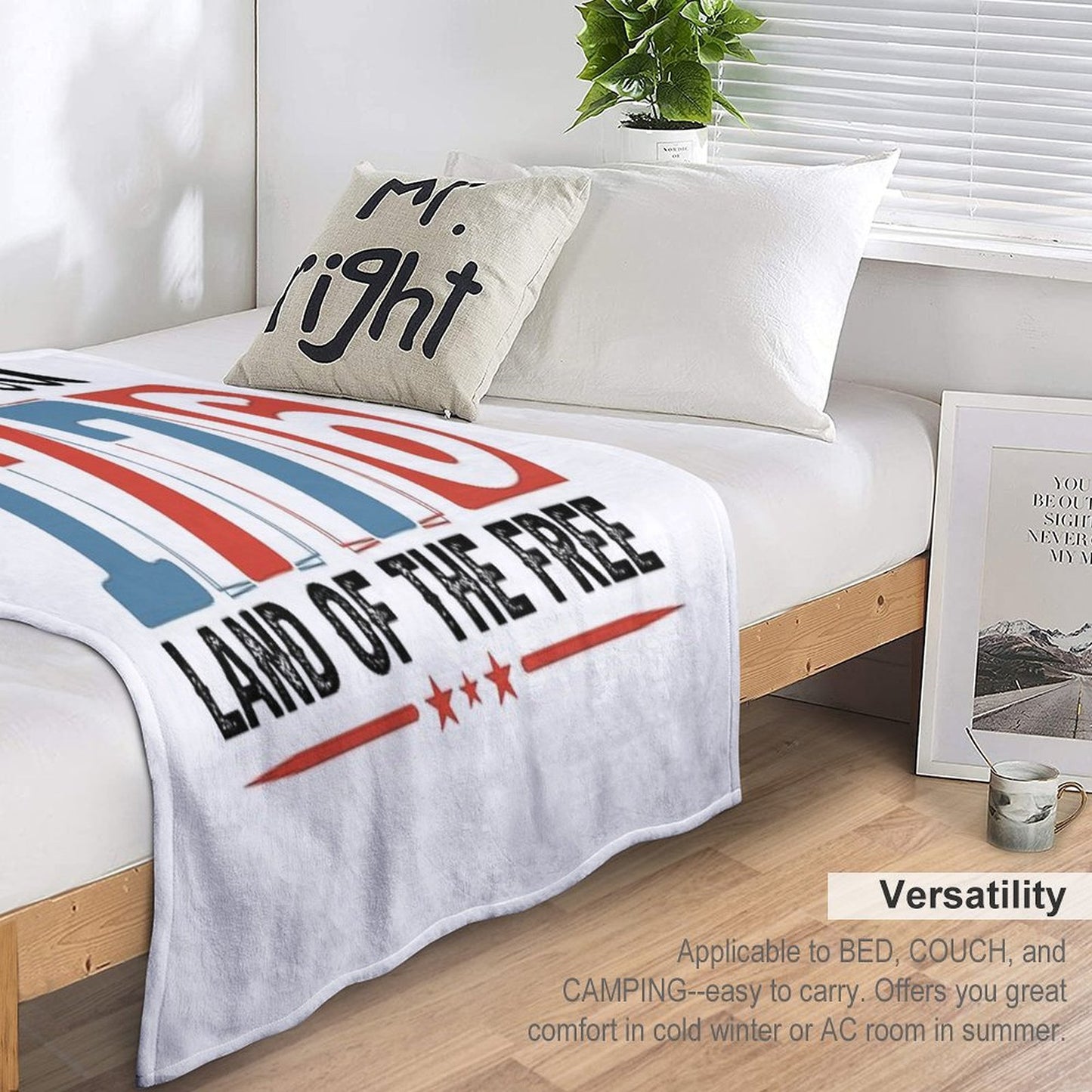 1776 American Independence Vintage Numbers Shirt Versatility Throw Blanket