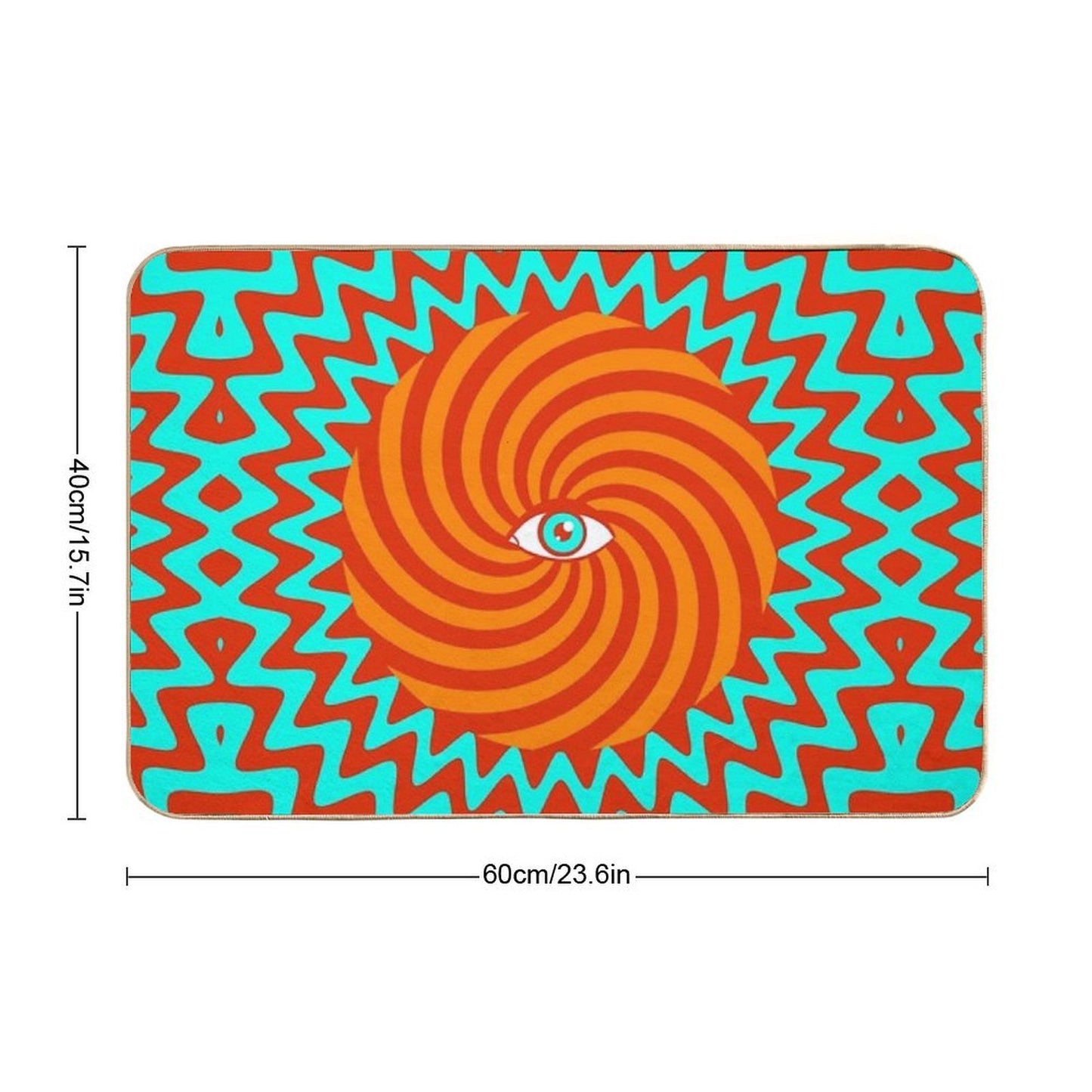 Hypnotic Eye  Pet-Safe Bath Mat