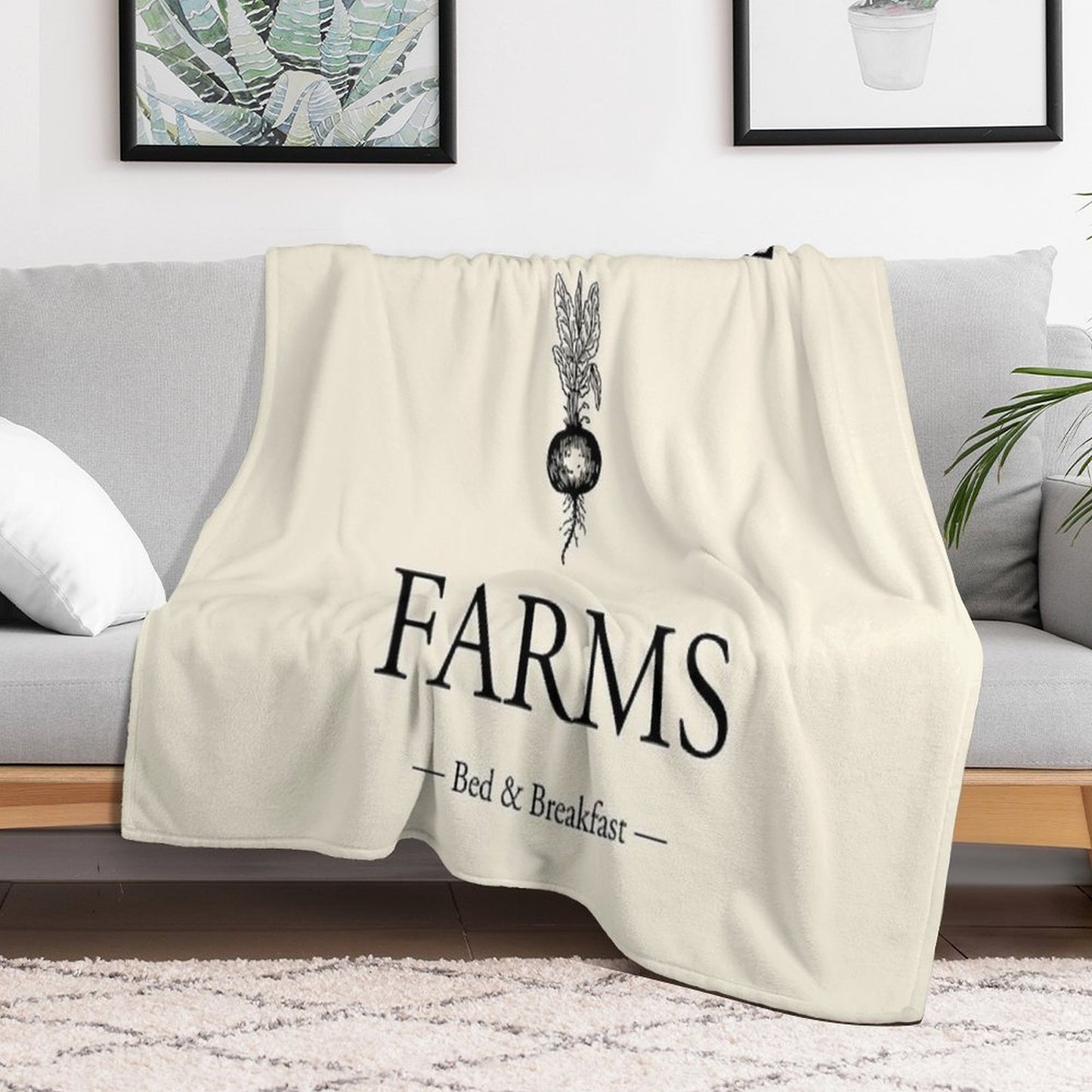 Schrute Farms Travel-friendly Throw Blanket