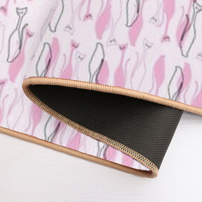 Atomic Kitties  Dirt-Trapping Bath Mat