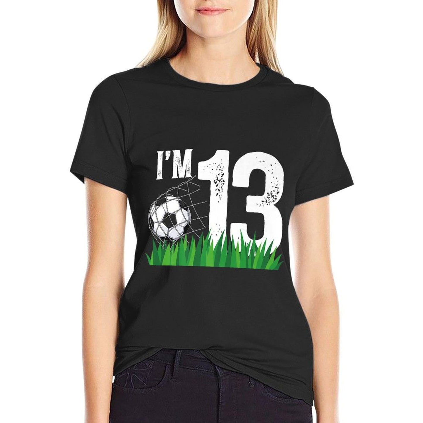 13th Soccer Birthday Party Thirteen Year Old Soccer Player Premium  Quick-drying T-Shirt