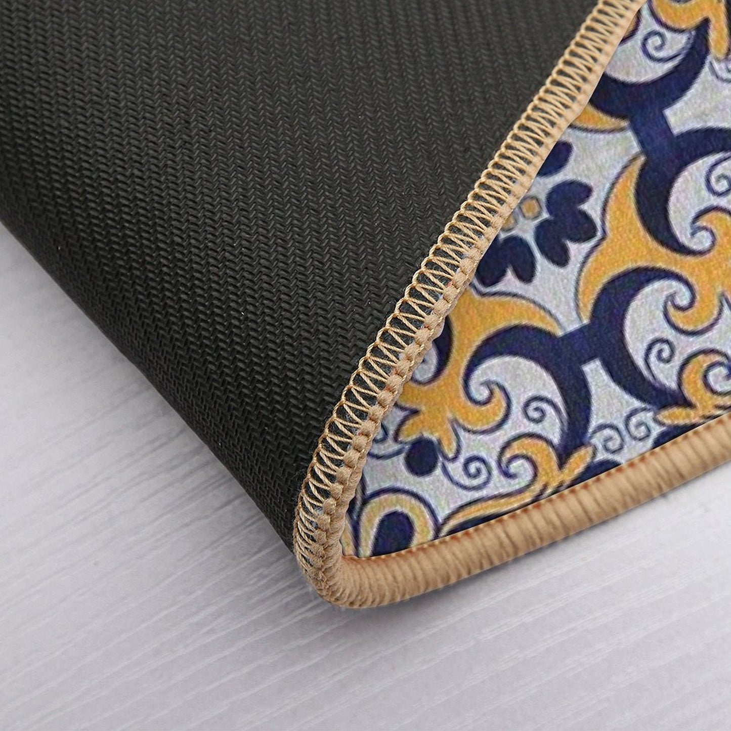 Portuguese Tile  Long-Lasting Bath Mat