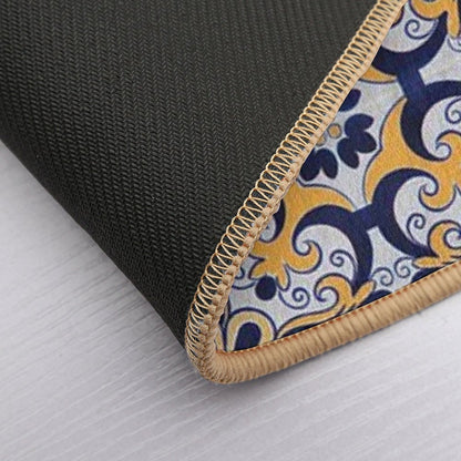 Portuguese Tile  Long-Lasting Bath Mat