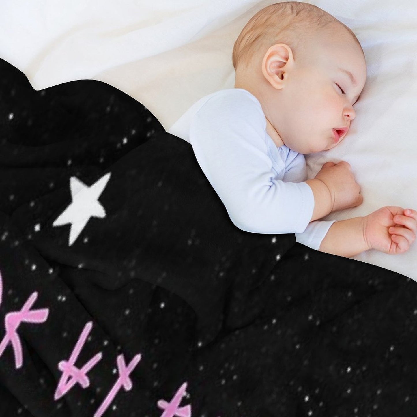 Look At The Sky Stars Have A Reason - Lil Peep Quotes Wrinkle-free Throw Blanket