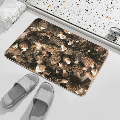 Morel Hunting Haul  Repositionable Bath Mat