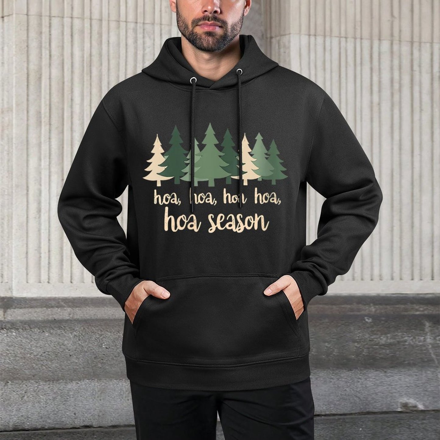 Womens Twilight Lover Pine Forest Hoa Hoa Hoa Hoa Hoa Cozy Season Adjustable Hood Hoodie
