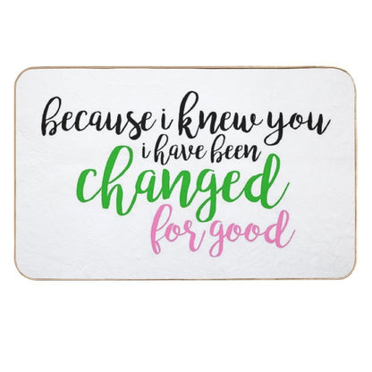 I Have Been Changed for Good - Wicked  Repositionable Bath Mat