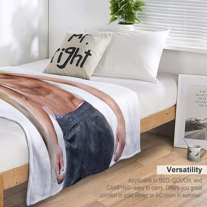 Zac Efron Machine-washable Throw Blanket