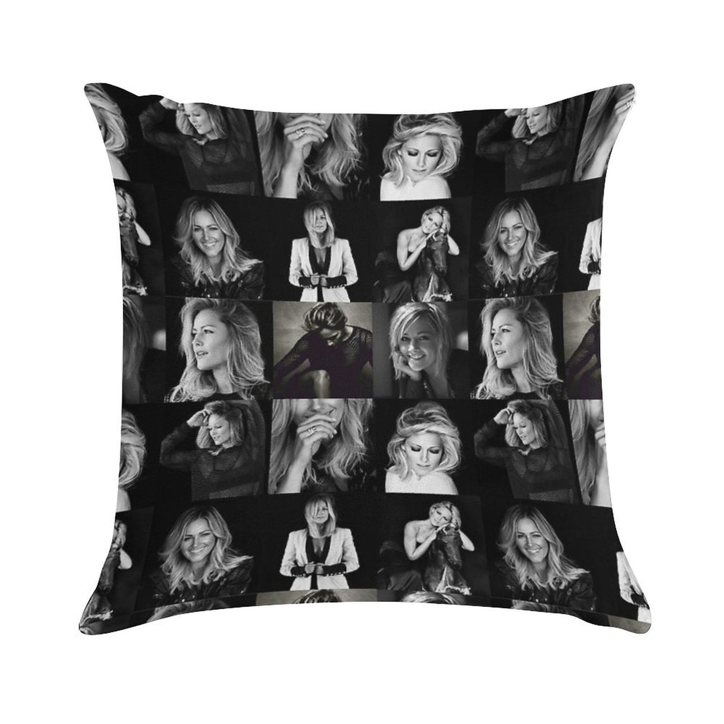 Helene Fischer Collage Soft Decorative Cover Throw Pillow
