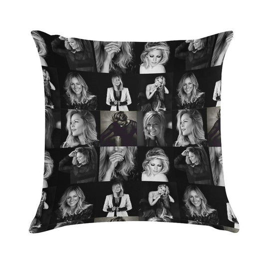 Helene Fischer Collage Soft Decorative Cover Throw Pillow