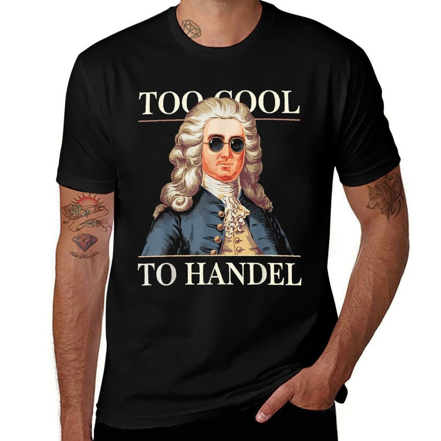 George Frideric Handel, Too Cool To Handel, Classical Music  Soft T-Shirt