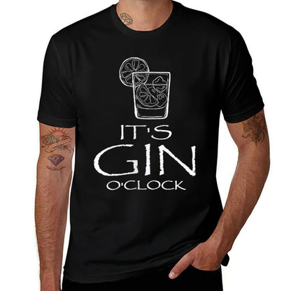 Funny Gin Tonic Saying Oh Its Gin OClock  Quick-drying T-Shirt