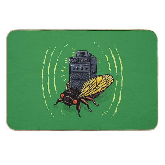 Cicada Soundsystem Durable Bath Mat