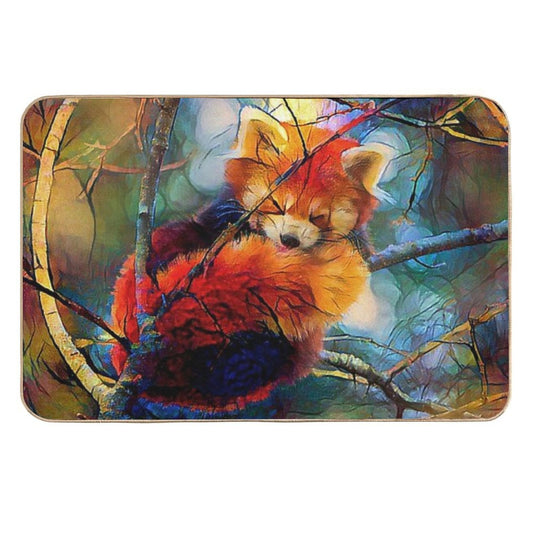 Autumnal Red Panda  Multi-Purpose Bath Mat