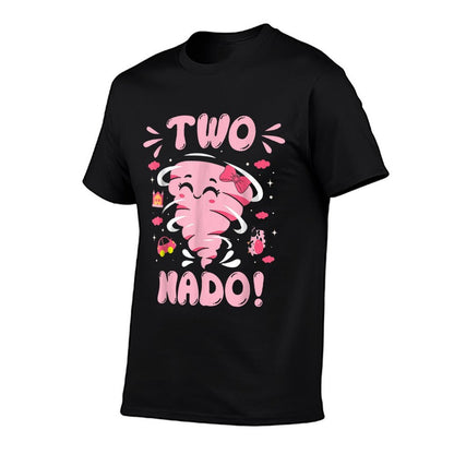 Tornado 2 Year Old Girl Birthday Two Nado 2nd Bday Party  Versatile T-Shirt