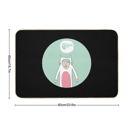 The Cat Costume  Versatile Bath Mat