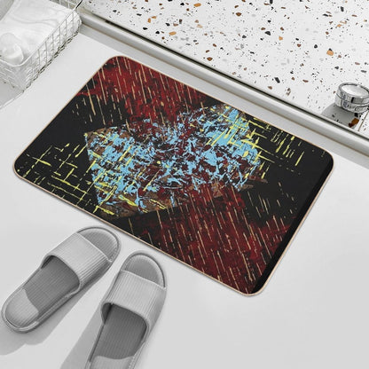 Colorful Abstraction  Easy To Clean Bath Mat