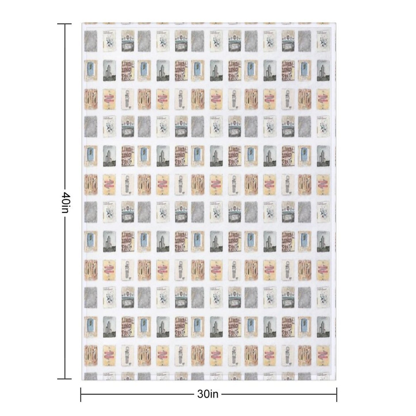 Watercolour Albums - Frightened Rabbit Shrink-resistant Throw Blanket