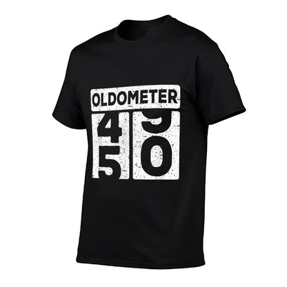 Oldometer 50 Birthday Gift - 50 Years Funny 50th Birthday  Soft T-Shirt