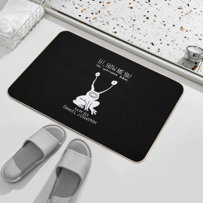Hi How Are You Daniel Johnston Durable Bath Mat