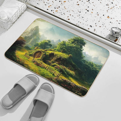 Good Morning Shire  Dirt-Trapping Bath Mat