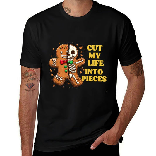 Cut My Life Into Pieces Gingerbread Christmas  Durable T-Shirt