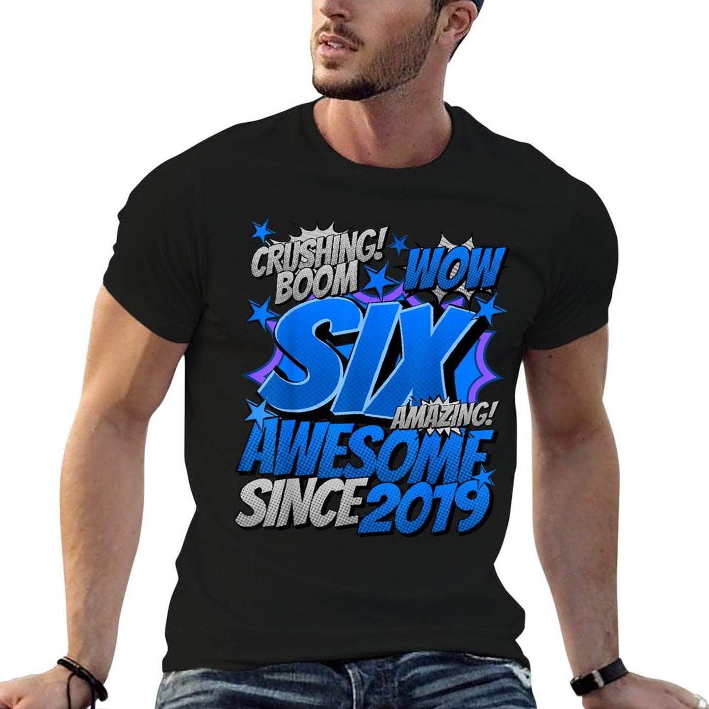 6 Year Old Gifts For Boys 6th Birthday Boy 6 Year Old Boy  Vintage-inspired T-Shirt