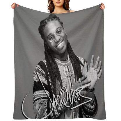 Tenjaq King of R & B American Tour 2019 2020 Compact Throw Blanket