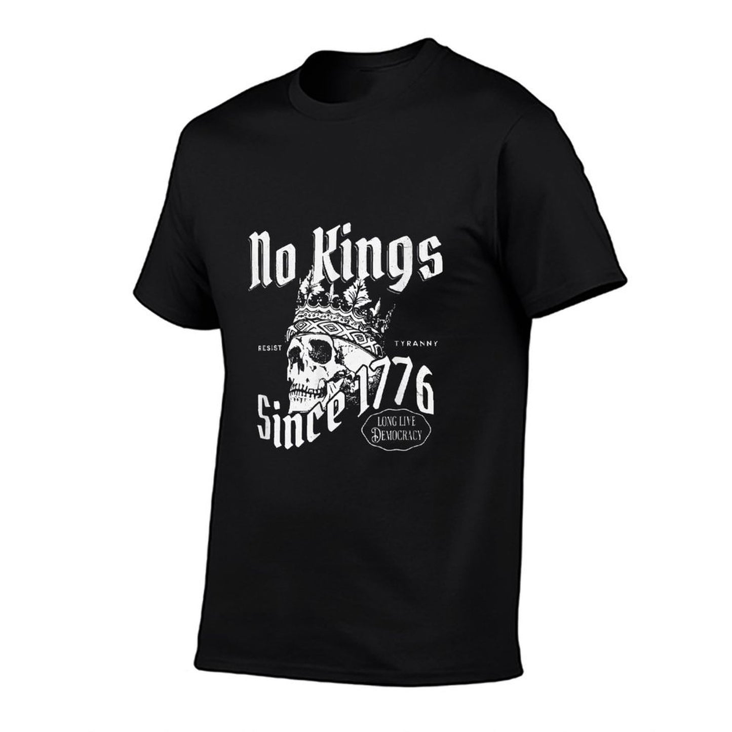 Retro Skull No Kings Since 1776 Resist  Classic T-Shirt